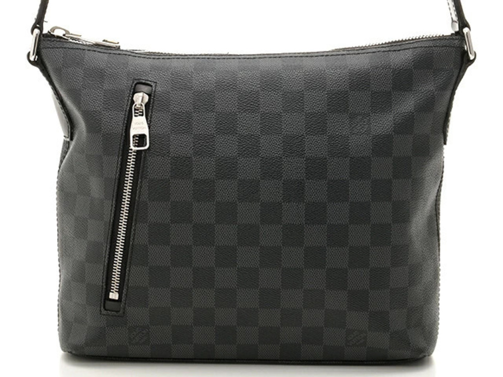 LOUIS VUITTON Mick Shoulder Bag Damier Graphite Black